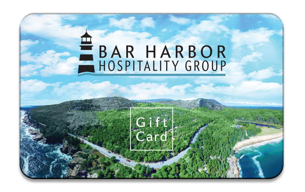 Photo of the Bar Harbor Hospitality Group gift card